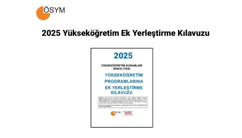 2025 Yükseköğretim Ek Yerleştirme kılavuzu açıklandı: Son tarih ve detaylar burada!