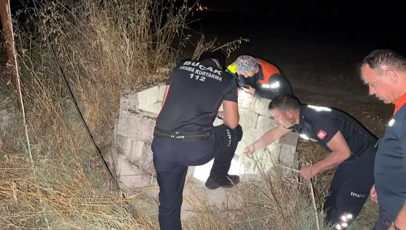 Burdur'da Kuyuya Düşen Kedi İçin İtfaiye Seferber Oldu