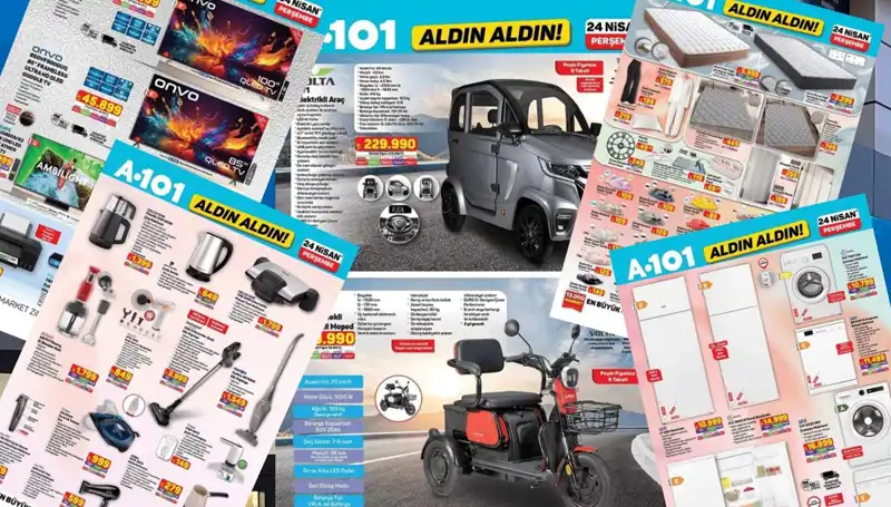A101-24 Nisan Perşembe Aktüel Kataloğu: Perde, Halı ve Elektronik Mutfak Ürünleri ile Dolu!