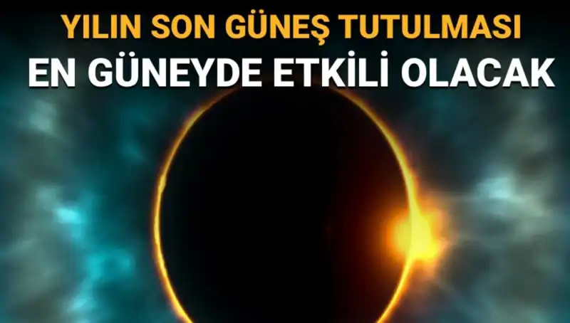 Eylül'de Güneş Tutulması: Ay, Güneş'in Yüzde 85'ini Örtecek!