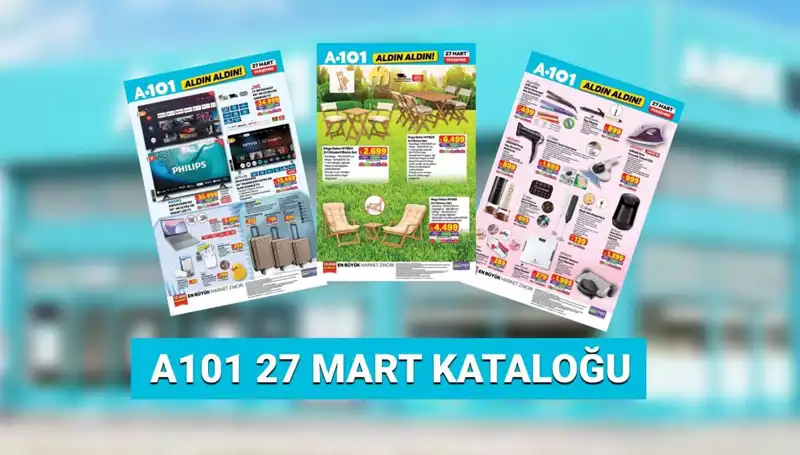 A101’in Yeni Aktüel Kataloğu 27 Mart’ta Alışveriş Tutkunlarını Bekliyor!