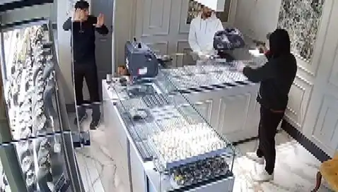 Bursa'da Kuyumcu Soygunu: Korku Dolu Anlar Saniye Saniye Kaydedildi