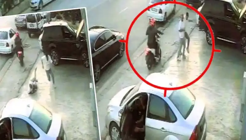 Denizli'de Sokak Ortasında Motosikletli İnfaz Girişimi: Olay Anları Kamerada