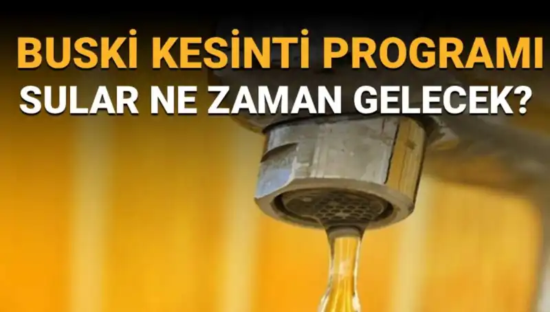 Bursa Nilüfer'de Su Kesintisi: Sular Ne Zaman Gelecek?
