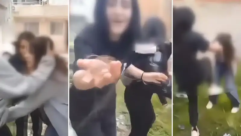 İstanbul'da Akran Zorbalığı Olayı: Saçını Koparan Genç Kız Kameraya Güldü